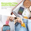 AUVON AUVON Pill Box Organiser, XL Weekly Pill Box 7