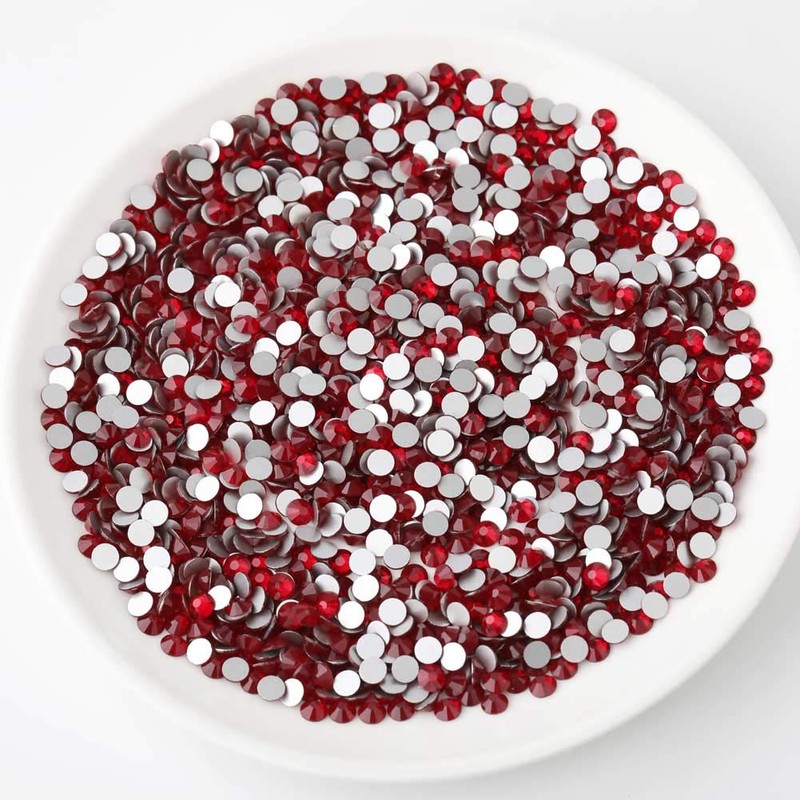 BEADSLAND 1440 Pieces Flat Back Rhinestones, Nail Crystals Rhinestones for