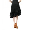 CISMARK Elegant Ballroom Dance Latin Dance Party Long Swing Mesh