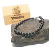 RICHRAIN Shungite Bracelet for Men and Women, Natural Shungite Bracelet,
