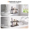 Josmimic Adjustable Height Hair Tool Organizer Holder - Adhesive Wall