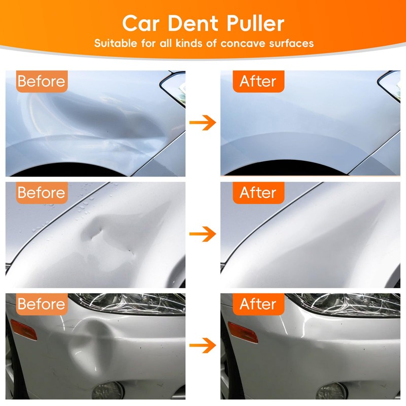 XRCHAA Car Dent Puller, 3 Pack Dent Removal Tool Car