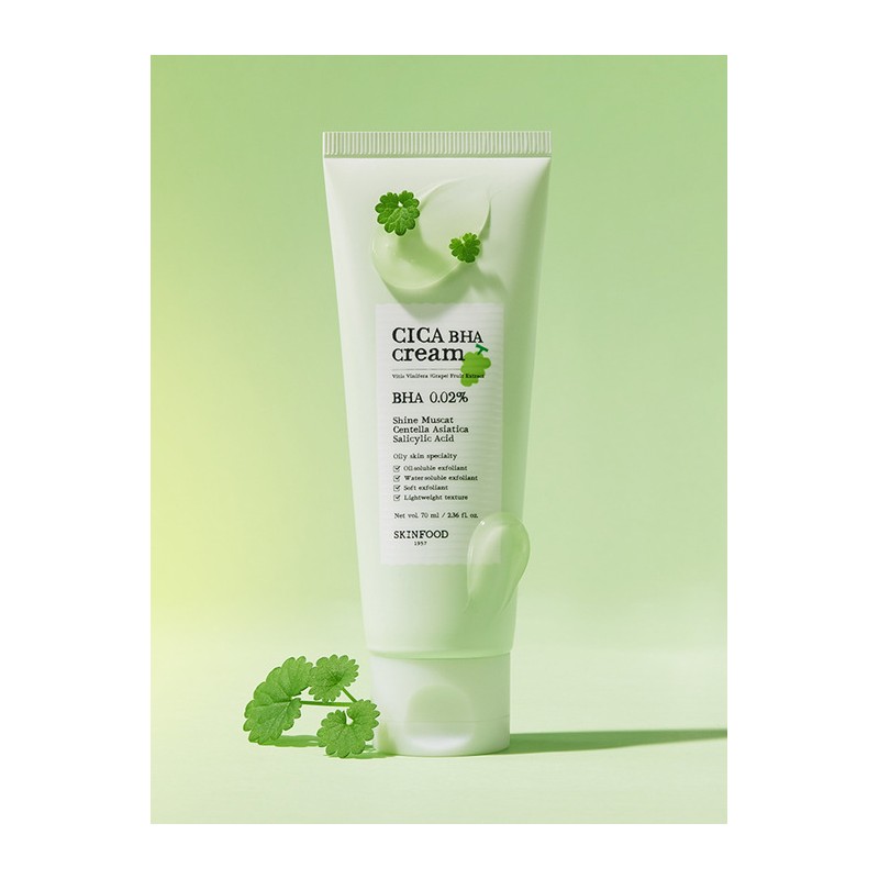 Skin Food Shine Muscat Cica Baja Cream 70ml (BHA 0.02%)