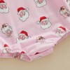 OikMombiu Baby Christmas Outfit Girl Boy Santa Onesie Bubble Romper