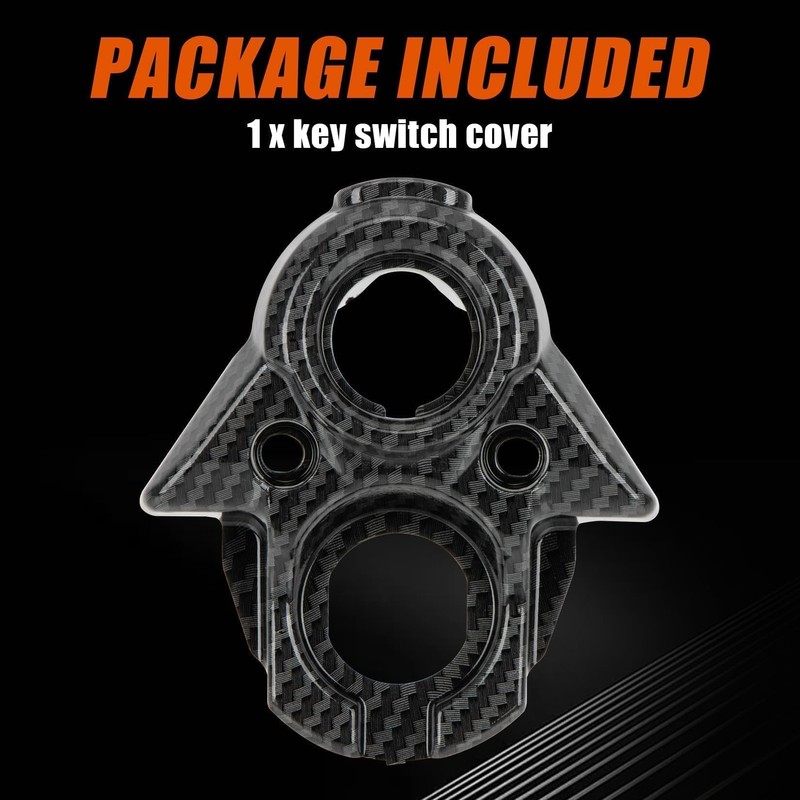 Key Switch Cover for Surron, PSLER Carbon Fiber Pattern Ignition
