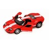 Kinsmart Red & White Stripes 2006 Ford GT Hardtop 1/36
