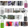 Yharnamite 4 Pcs Combination Lock for Locker, 3 Digit Combination