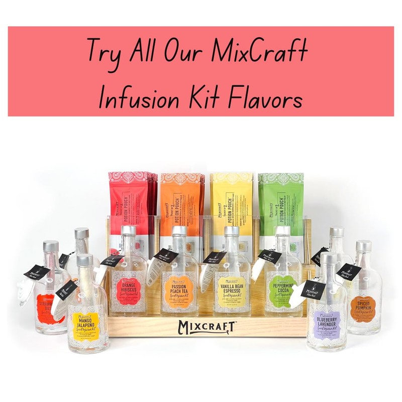 MixCraft Spirit Infusion Kit - Premium Craft Cocktail & Mocktail