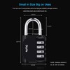 Diyife Combination Padlock, [2 Pack] 4 Digit Lock Combination, Padlock