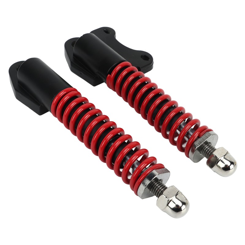 Scooter Shock Absorber Stainless Steel Spring Black Red Safe Stable