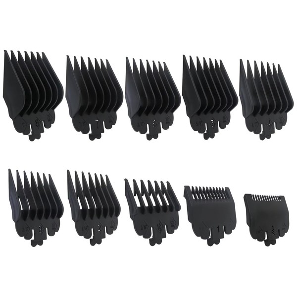 New DEARCOOL 10Pcs Hair Clipper Guards Cutting Combs for Icon/Lithium