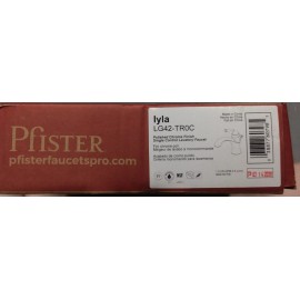 Pfister Lyla Single Control Lavatory Faucet Polished Chrome LG42-TR0C 1F1