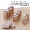 50Pcs 6X40mm Domino Tenon Beech Wood Domino Tenon Stopper Building