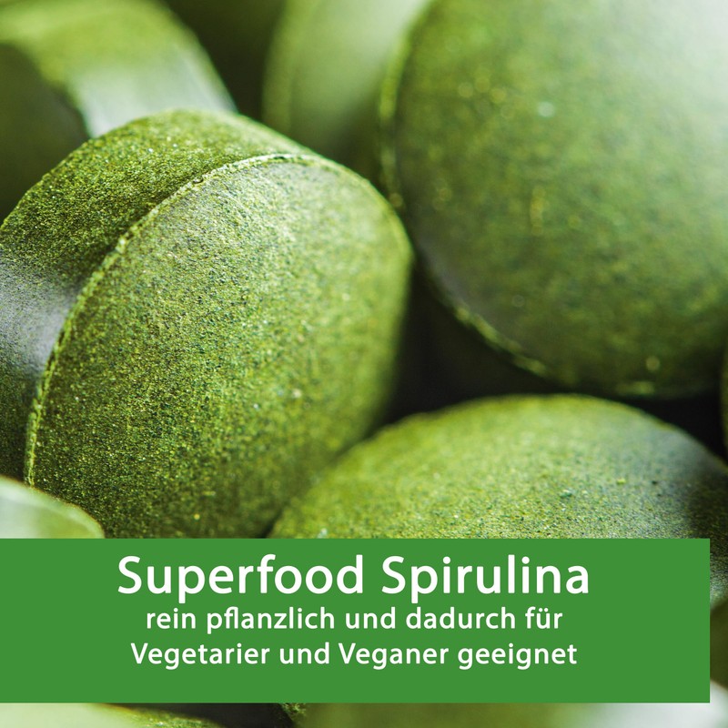 Natur Total Spirulina 400 Tabs 500 mg High Dose 100%