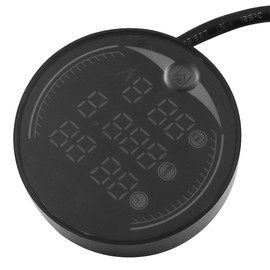 POFET Motorcycle Measuring Device, Digital Motorcycle Thermometer, 5-in-1 ATV Voltmeter, Electronic Clock, for Multifunctional Water Thermometer with Sensor