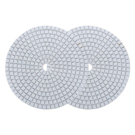 sourcing map Diamond Polishing Pad 7-Inch 50 Grits Wet/Dry Grinding for Stone Concrete Marble Countertop Floor 2pcs