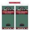 Dark Green PEVA Tablecloths 2 Pack - 84 Inch Circle,