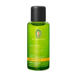 PRIMAVERA Organic Almond Oil Care Oil 2 x 50 ml - Aroma Oil, Natural Cosmetics - Nourishing, Moisturising, Soothing -