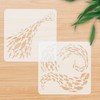 2 Pack School of Fish Ocean Animal Stencils for Painting