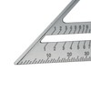 Dapetz ® 6" Aluminum Alloy Roofing Square, Triangle Measuring Gauge,