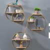 NCONCO Wall Decoration Shelf, Circle Shelf, Wall Decoration, Hand Crafted