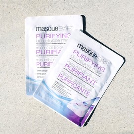 Masque Bar Purifying Bio Cellulose Sheet Mask - Moisturizing, Cleansing, Exfoliating Pore Refiner, Derived from 100% Coconut Gel - Made in Korea