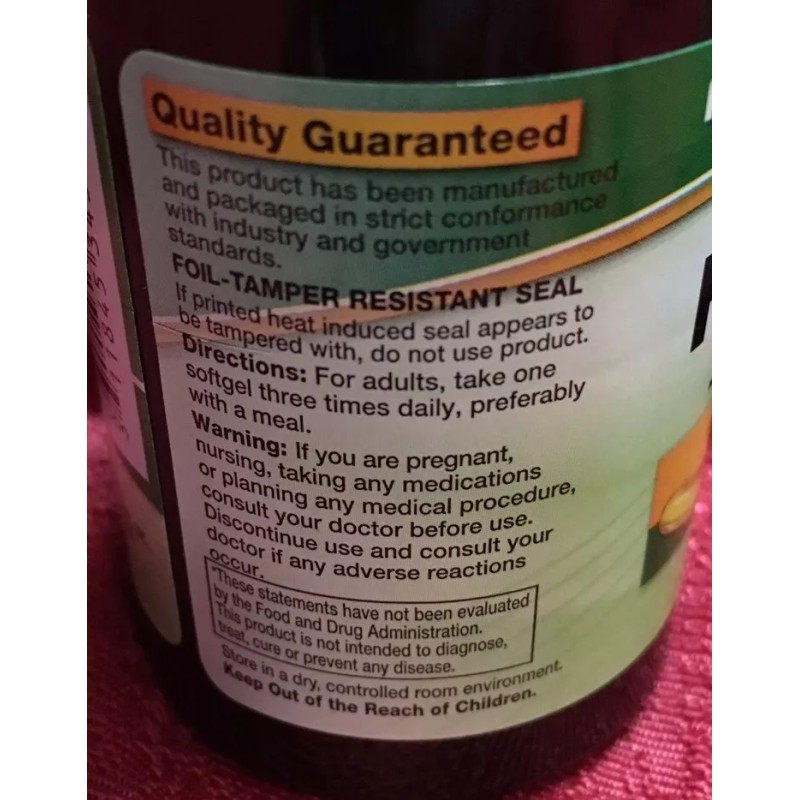 natures measure OMEGA 3 FISH OIL 1000mg 18 SOFTGEL GOOD