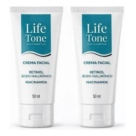 X2 Lifetone Crema Facial Con Ácido Hialurónico