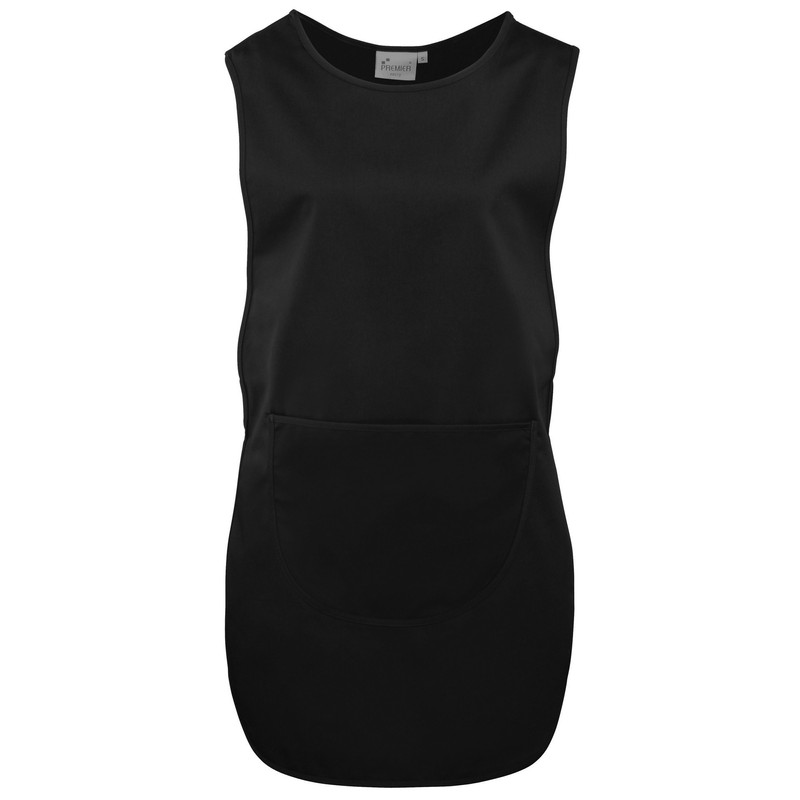 Premier Ladies/Womens Long Length Pocket Tabard / Workwear (S) (Navy)