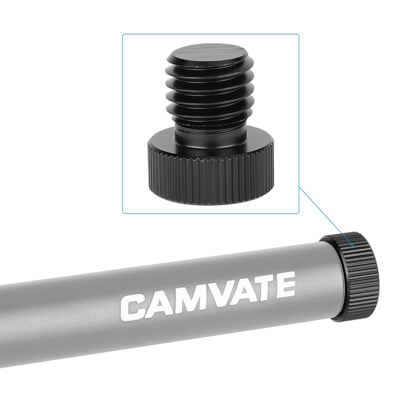 CAMVATE Juego de enchufe y conector de varilla de 15
