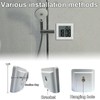 CENTOLLA Digital Shower Clock, Large LCD Display Waterproof Timer for