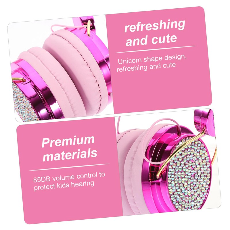 SEWACC Boy Girl Over Ear Headphones with Mic Volume for