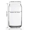 Ecodesign Drinkware Beer Glass Can Shaped 16 oz - Pint