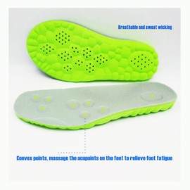 3D Sneaker Insoles Memory Foam Replacement Insoles with Excellent Shock Absorption and Cushioning for Kids and Women Comfortable Feet Relief Insoles (Women US 5.5-7.5 Big Kids 3-7, 1Pair)