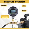 Tujoe HVAC Valve Core Remover Tool and HVAC Service Wrench