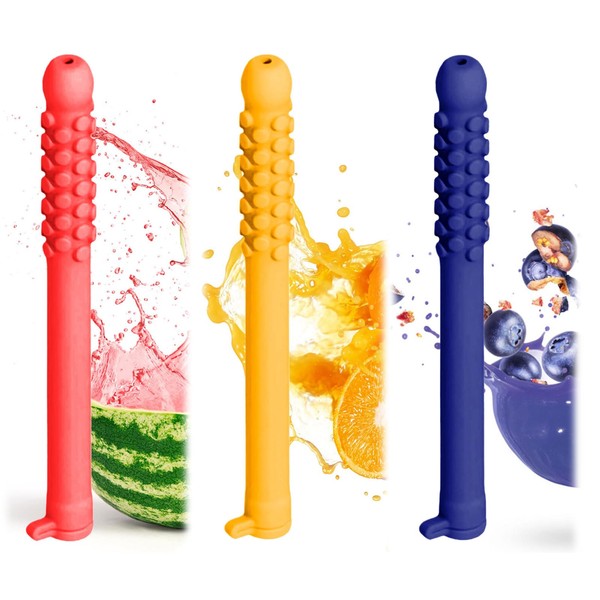 3Pcs Chewable Breathers Sticks with Essential Oils - New Portable