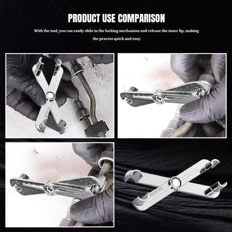 QZTYTY Fuel Line Disconnect Scissor Tool Set for 3/8 Inch