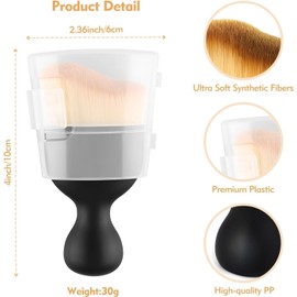 Car Interior Dust Brush, Car Detailing Brush, Soft Bristles Detailing Brush Dusting Tool for Automotive Dashboard, Air Conditioner Vents, Leather, Computer,Scratch Free (5)