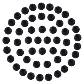 EUPHENG 50pcs Mottled Tactical Tungsten Beads for Jig Hooks Fly Tying Assortment Nymph Head Fly Tying Materials 6 Colors / 5 Sizes