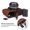 MUZIRI KINOKOO Nikon Z f Zf Case, Genuine Leather Half