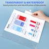 Pack of 14 A4 Document Wallets - Transparent Document Folder