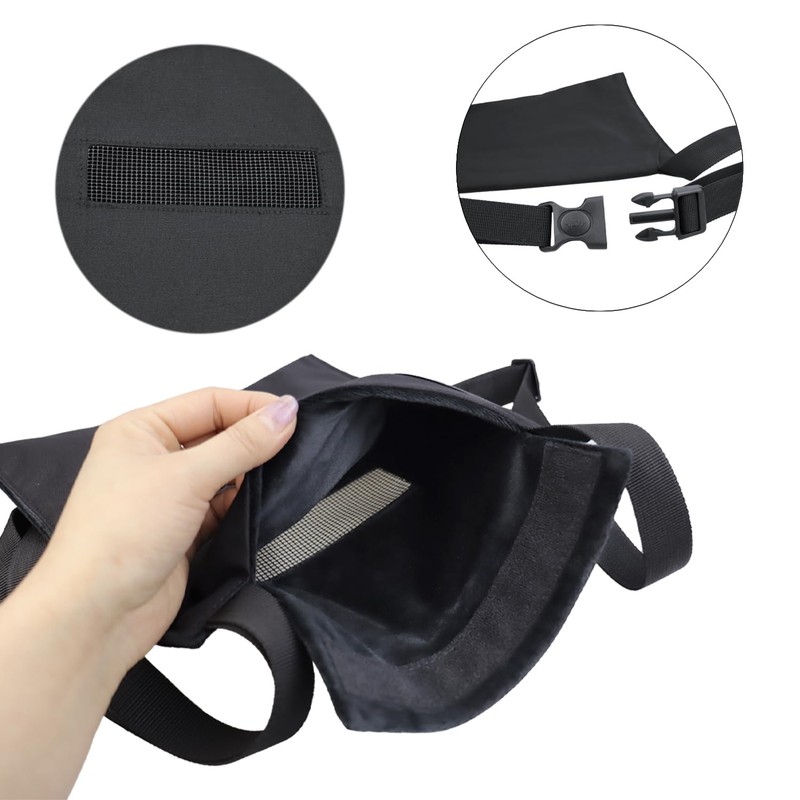 Breathable Snake Carrier Bag for Travel - Escape-Proof Canvas Reptile