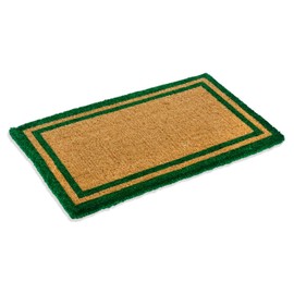 Kempf Green Border Coco Coir Doormat - Heavy Duty Doormats - 36" X 60"