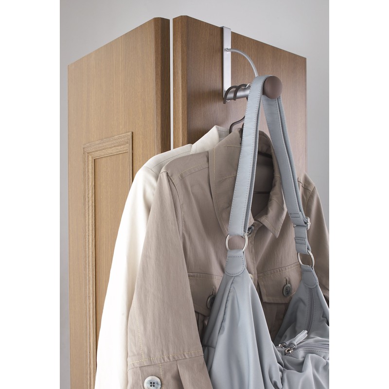 Yamazaki Industries 6355 Light Long Door Hanger, Brown