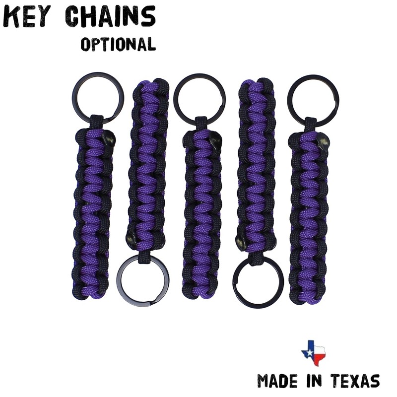 BubbasGarageTv - Paracord Grab Handles for 2021+ Ford Bronco (Purple)
