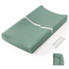 Blissful Diary Muslin Baby Changing Pad with Waterproof Lining Foam,
