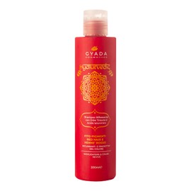 GYADA COSMETICS, Hyalurvedic Shampoo Red Hair with Protective and Brightening Effect on Warm and Red Shades Based on Hyaluronic Acid and Ayurvedic Herbs 200 ml