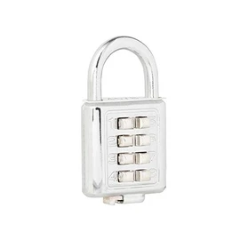 Lock C27C35 Candado de combinación, cromo brillante, 35 mm