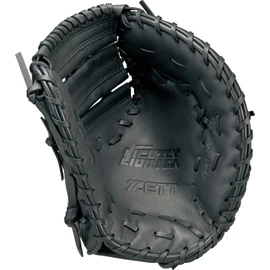 ZETT BSFB56923A Lightex Soft Baseball Catcher Mitt, Right Toss, Black (1900)