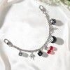 LuneClat Y2k Cherry Bag Chain Charm 8 Ball Dice Star